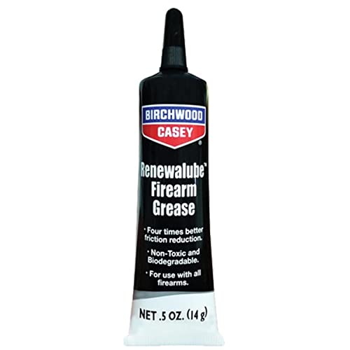 Renewalube Bio Gun Grease, 0.5oz Tube | Long-Lasting Water-Resistant Gun Lubricant for Reduction of Friction and Metal Surfaces Protection
