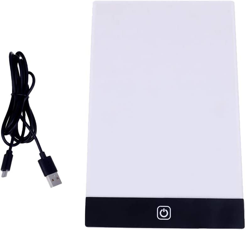 A5 Led Drawing Tablet Thin Art Stencil Drawing Board Light Box Tracing Table Pad, 3 Level Brightness for Artists Drawing Sketching Animation and 5D DIY Diamond Painting