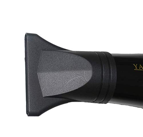Hair Dryer Pack of 2 Black Professional Plastic Nozzle, 4.5 cm Diameter, Fast Drying, Lightweight, ALCI Safety Plug, Suitable for Salon Styling Tool