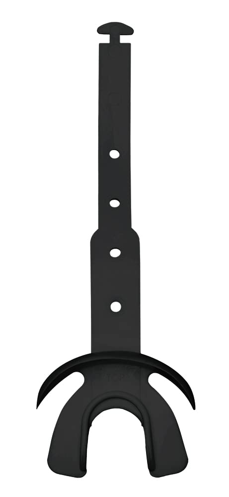 Markwort Doubleguard Mouthguard for Football, Lacrosse, MMA, Boxing, Braces - Breathable Doubleguard with Lip Protection and Strap, Black