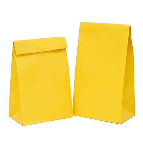 Yellow Paper Party Favor Bags, 12ct