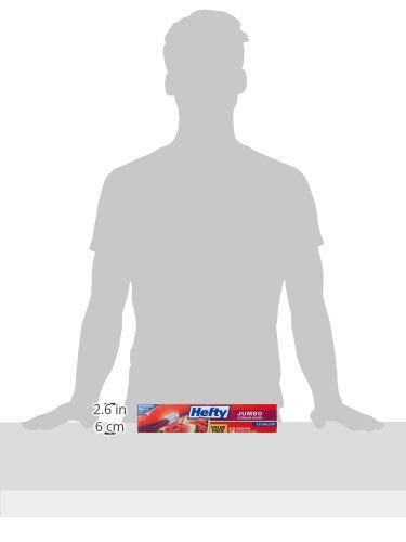 Slider Jumbo Storage Bags, 2.5 Gallon Size, 12 Count