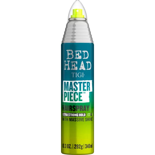 Bed Head Frizz Control Hairspray Extra Hold Masterpiece Hair Care Spray for Incredibly Shiny and Glossy Hair, 10.3 oz