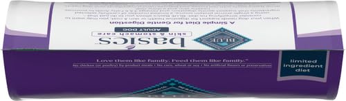 Basics Adult Grain-Free Dry Dog Food for Skin & Stomach Care, Limited Ingredient Diet, Made in the USA with Natural Ingredients, Turkey & Potato Recipe, 11-lb. Bag