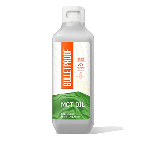 XCT MCT Oil Made with C10 and C8 MCT Oil, 32 Oz, Amplifies Energy, Keto Friendly