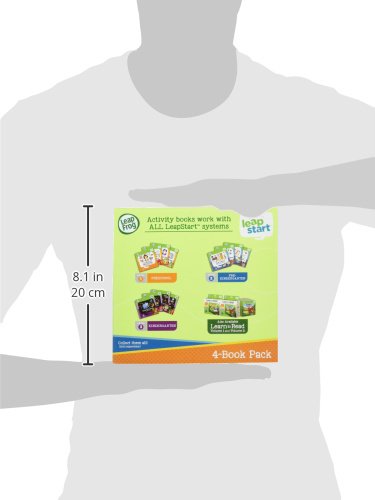 LeapStart Preschool 4-in-1 Activity Book Bundle with ABC, Shapes & Colors, Math, Animals