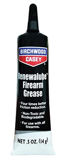 Renewalube Bio Gun Grease, 0.5oz Tube | Long-Lasting Water-Resistant Gun Lubricant for Reduction of Friction and Metal Surfaces Protection