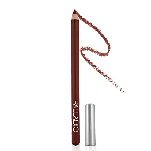 Lip Liner Pencil, Wooden, Firm yet Smooth, Contour and Line with Ease, Perfectly Outlined Lips, Comfortable, Hydrating, Moisturizing, Rich Pigmented Color, Long Lasting, Café