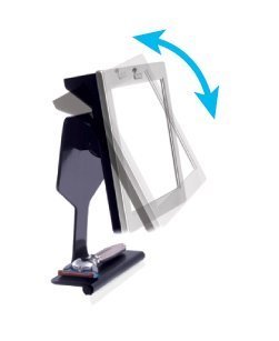 Fogless Shower Mirror with Squeegee - Anti-Fog Mirror - Adjustable Shaving Mirror with a Squeegee - Rust-Proof, Impact-Resistance Bathroom Shower Mirror
