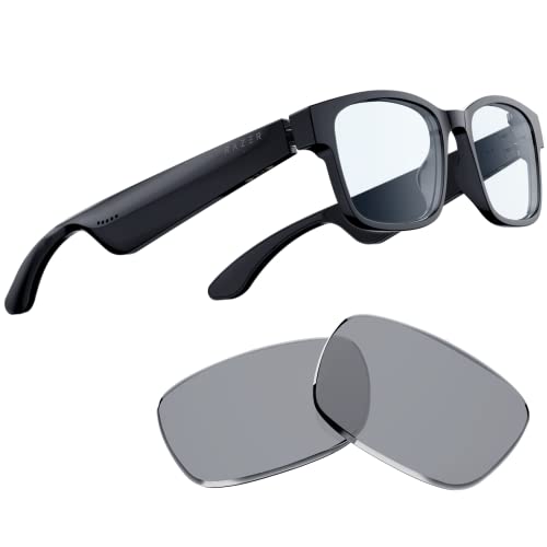 Anzu Smart Glasses with Blue Light Filter, Polarized Lenses, Built-in Mic & Speakers, Touch & Voice Assistant Compatible, 5hr Battery