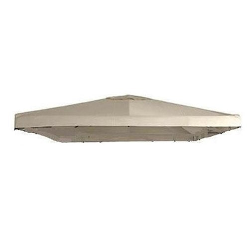 Universal 10 x 10 Single Tiered Gazebo Replacement Canopy Top Cover - Riplock 350 - Beige