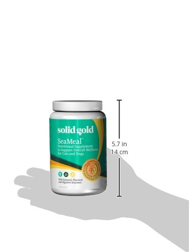 Dog & Cat Vitamin Supplements - Kelp Powder, Omega 3, Vitamins, Digestive Enzymes, Immune Support - 1 LB