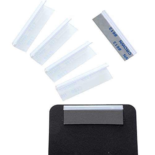 80 Pieces Earring Card Adapter Adhesive Lip Hanger Self-adhesive Lip Adapter for Women Earring Necklace Card Display (1.5 x 0.5 Inch)