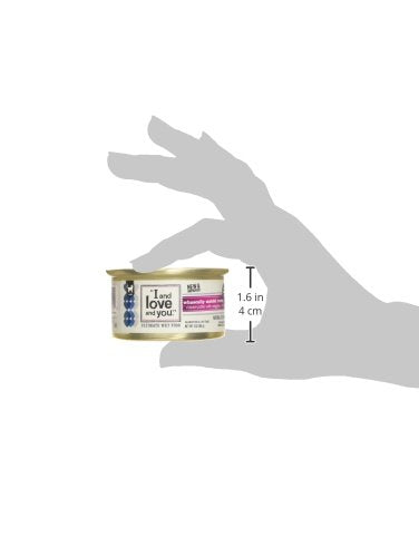 I and love and you Wet Cat Food - Whascally Wabbit Pâté - Rabbit Recipe, Grain Free, Filler Free, 3oz Pack of 24 Cans