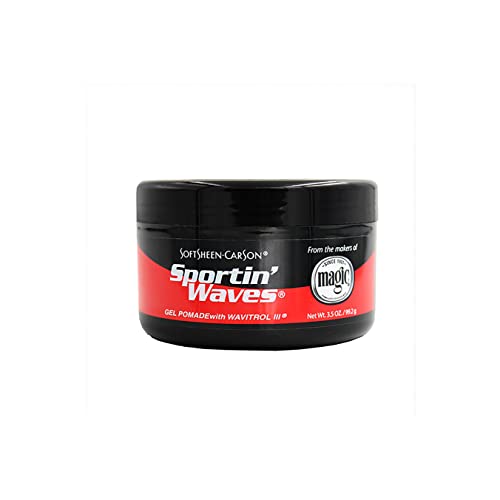 Sportin' Waves Gel Pomade with Wavitrol III, 3.5 oz