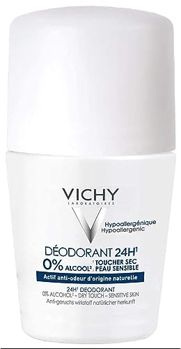 24-Hour Dry-Touch Roll-On Deodorant, Aluminum-Free with Invisible Residue-Free Clear Finish, Safe for Sensitive Skin, 1.69 Ounce (Pack of 1)
