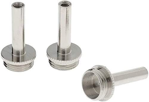 3 Pcs Metal Trumpet Connecting Rod Piston Stems for Trumpet Replacement Silver