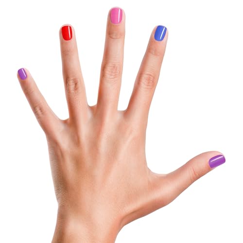 | 100% Non-Toxic Girls Nail Polish | Safe, Cruelty-free, Vegan, & Low Odor for Kids | Barn Box Set (4 Polish Gift Set)