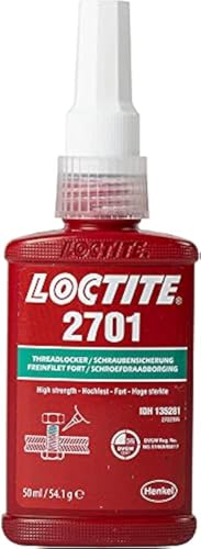 Genuine Henkel 2701 Maximum Strength - Threadlocking Adhesive - 50 ML