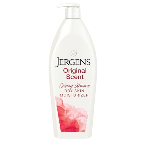 Original Scent Dry Skin Moisturizer, Body and Hand Lotion, for Long Lasting Skin Hydration, 21 Ounce, with HYDRALUCENCE blend and Cherry Almond Essence