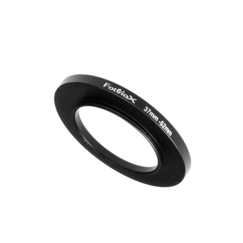 Metal Step Up Ring Filter Adapter, Anodized Black Aluminum 37mm-52mm 37-52 mm
