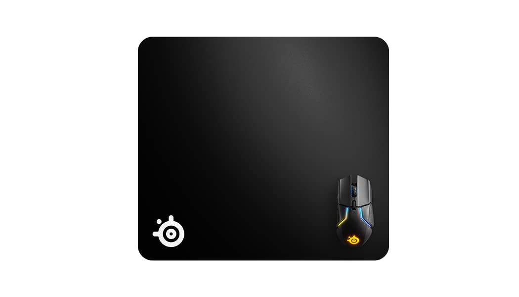 QcK Gaming Mouse Pad - Large Thick Cloth - Peak Tracking and Stability - Optimized For Gaming Sensors