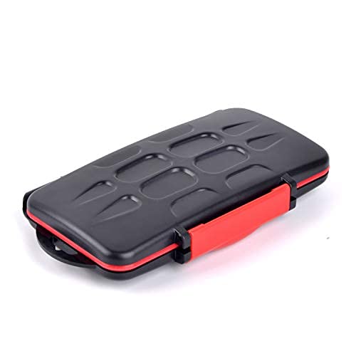 EIGHTEENPCTGREY Photo CFexpress Card Case, Water Resistant, Impact Resistant, Safe and Easy to Carry fits 3 CFexpress Type B Card 6 SD Cards and 6 Micro SD Cards