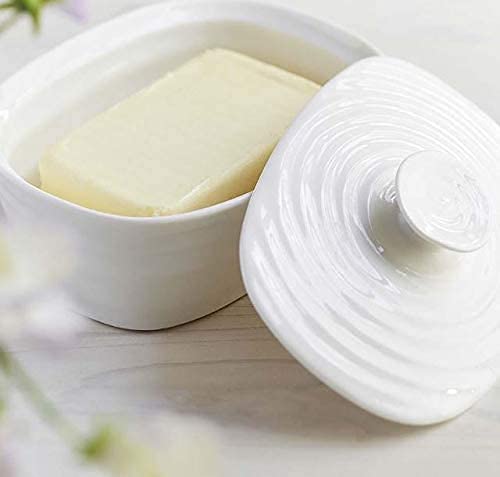Sophie Conran White Covered Butter Dish