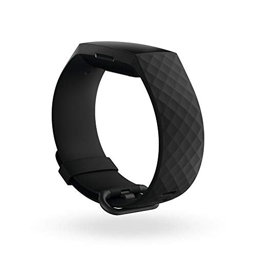 Charge 4 Fitness and Activity Tracker with Built-in GPS, Heart Rate, Sleep & Swim Tracking, Black/Black, One Size (S &L Bands Included)