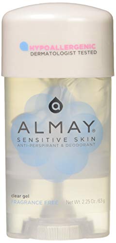 Clear Gel, Anti-Perspirant and Deodorant, Fragrance Free, 2.25-Ounce Stick (Pack of 3)