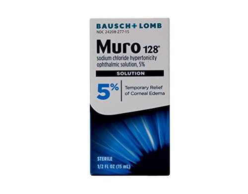 Muro 128 Ophthalmic Solution 5%, 0.5 Fl. Oz.