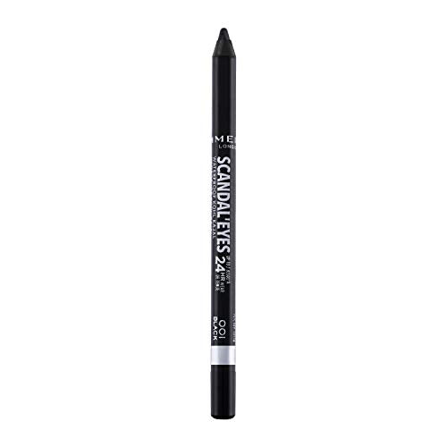 London Scandaleyes Waterproof Gel Pencil Eyeliner, Long-Wearing, Ultra-Smooth, Smudge-Proof, 001, Black, 0.04oz