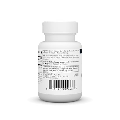 Coenzymated B-1 25mg Fast Acting Thiamin Cocarboxylase Quick-Dissolve - 60 Lozenges