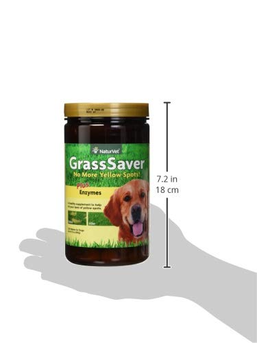 – GrassSaver Wafers for Dogs Plus Enzymes – 300 Wafers – Healthy Supplement to Help Rid Your Lawn of Yellow Spots – Synergistic Combination of B-Complex Vitamins & Amino Acids