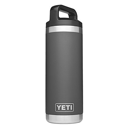 Rambler 18 oz Bottle, Vacuum Insulated, Stainless Steel with TripleHaul Cap, Stainless