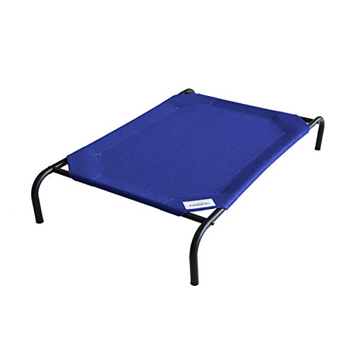 The Original Cooling Elevated Dog Bed, Indoor and Outdoor, Large, Aquatic Blue
