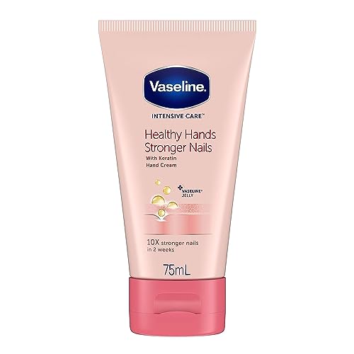 Hand Cream for Very Dry Hands, Intensive Care Healthy Hands Stronger Nails Cream 75 ml