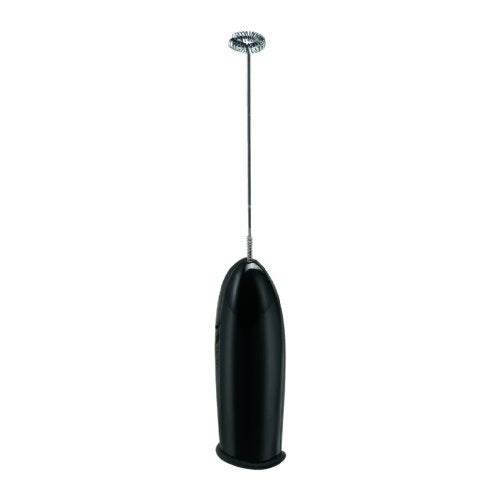 Schiuma Battery Operated Milk Frother for Coffee Lattes, Hot Chocolate, Mocha, Cappuccino, Black