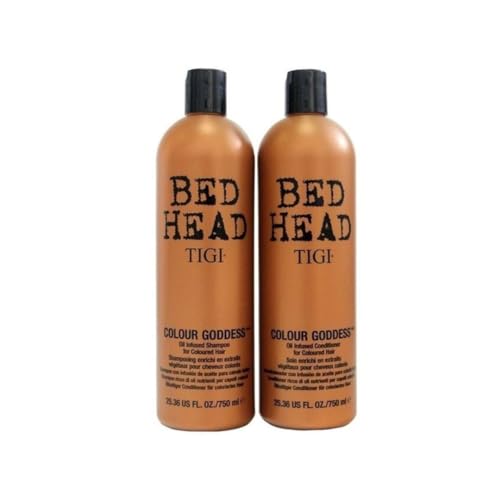 Bed Head By Colour Goddess Shampoo And Conditioner For Coloured Hair 25.35 Fl Oz 2 Count, Clean