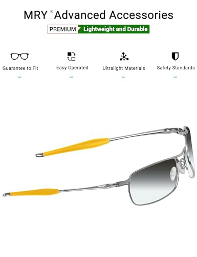 Replacement Earsocks for Oakley Crosshair 2.0 OO4044 Sunglass - Yellow