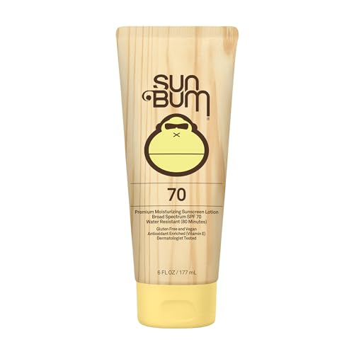 Original Moisturizing Sunscreen SPF 70 Lotion - Broad Spectrum UVA/UVB - Water Resistant & Non-Greasy Protection, Paraben Free, Gluten Free - SPF 70 - 6 oz. Bottle - 1 Count