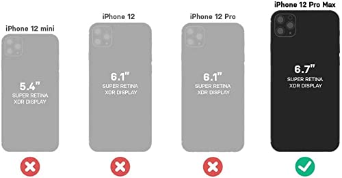 Defender Series Case Screenless Edition for iPhone 12 Pro Max (Only) - Case Only - Microbial Defense Protection - Non-Retail Packaging - Varsity Blues (Desert SAGE/Dress Blues)