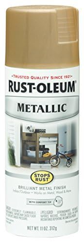 286524 Stops Rust Metallic Spray Paint, Warm Gold,11 Ounce (Pack of 1)