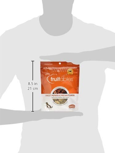 Baked Dog Treats – Sweet Potato Treats for Dogs – Healthy Low Calorie Treats – Free of Wheat, Corn and Soy – Sweet Potato and Pecan – 7 Ounces
