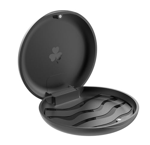 Retainer Cases,Solid Orthodontic Retainer Case (Black)