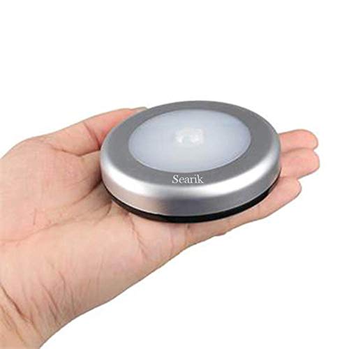 Motion Sensor Light Indoor, Magnetic LED Night Light Battery Powered Step Lights Stair Closet Light Under Cabinet Lighting Stick On Anywhere Lamp for Home Kitchen Hallway Cabinet Bathroom