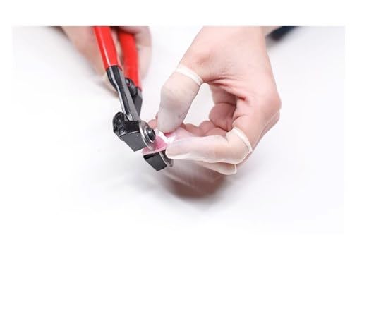 Glass Mosaic Cutter, 8 Inch Heavy Duty Mosaic Tool Glass Cutting Nipper Wheeled Cutter Pliers Tool for Glass Ceramic Tile Grinding