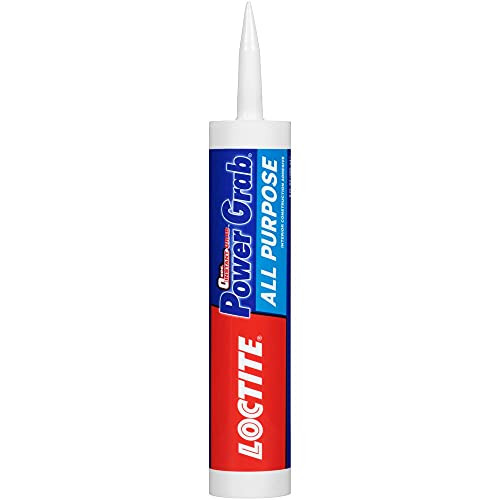 Power Grab Express All Purpose Construction Adhesive, Versatile Construction Glue for Cement, Tile, Wall & More - 9 fl oz Cartridge, Pack of 1