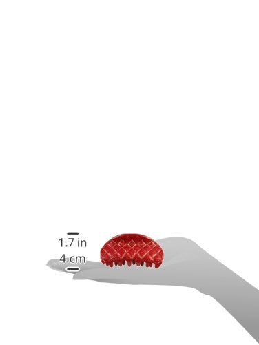 Claw-5750, Baked Quilted Look, Red