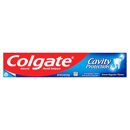 Cavity Protection Regular Fluoride Toothpaste, White, 6 oz